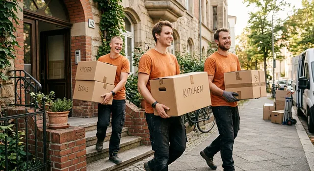 Raumhelden-Team bei der Entrümpelung